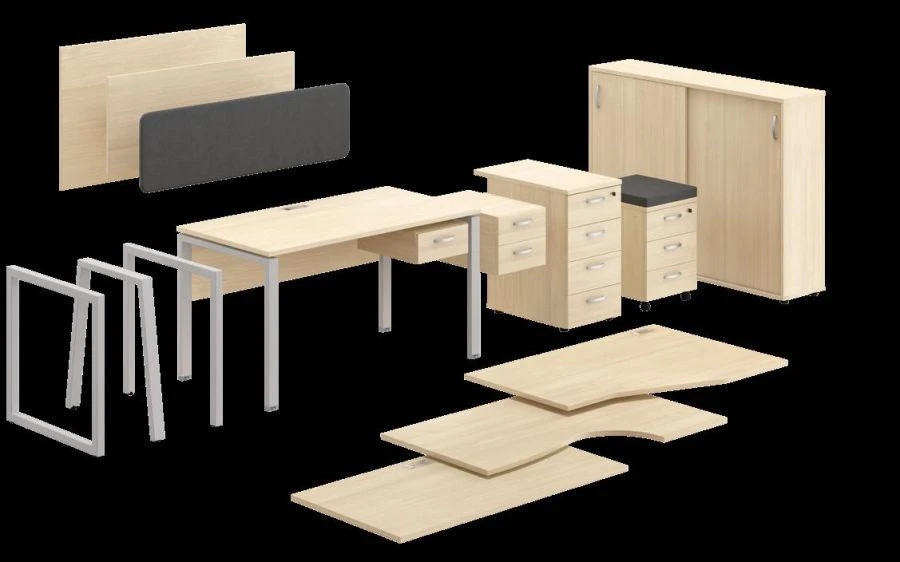 A4 4-Drawer Mobile Cabinet Without Top and Lock - A4 208