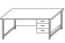 High Lab Table with Suspended Cabinet SL-3(v)