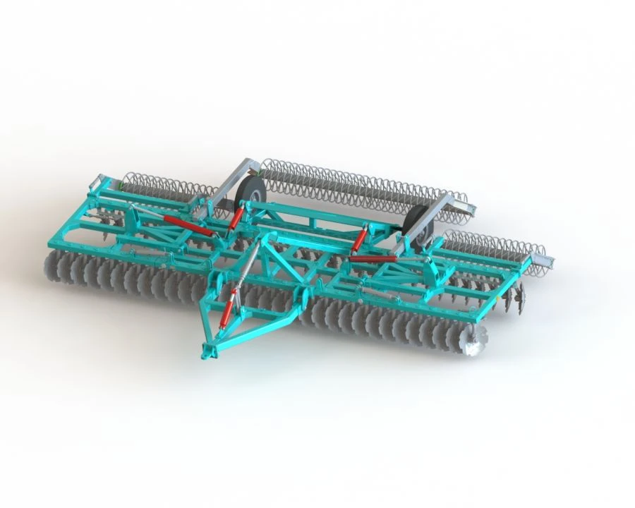 Folding Disc Harrow BDM-8x2P (Sura-8x2P Foldable)