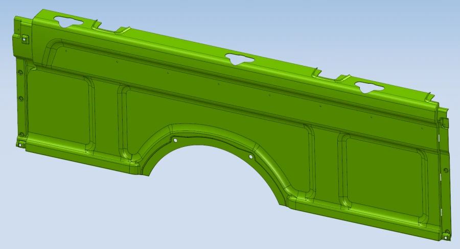 تنجيد الجانب الخلفي الأيسر A65R33 - موديل A65R33-5402085-10