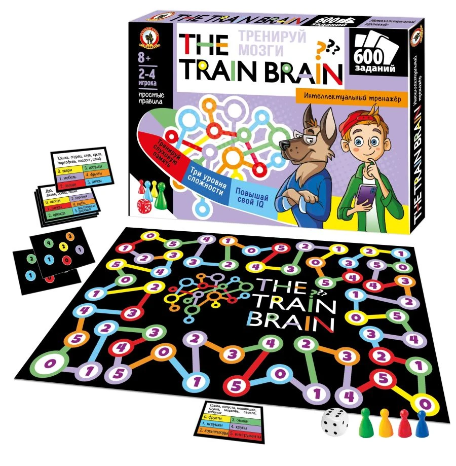 Family Quiz Game "Train Your Brain" - The Train Brain