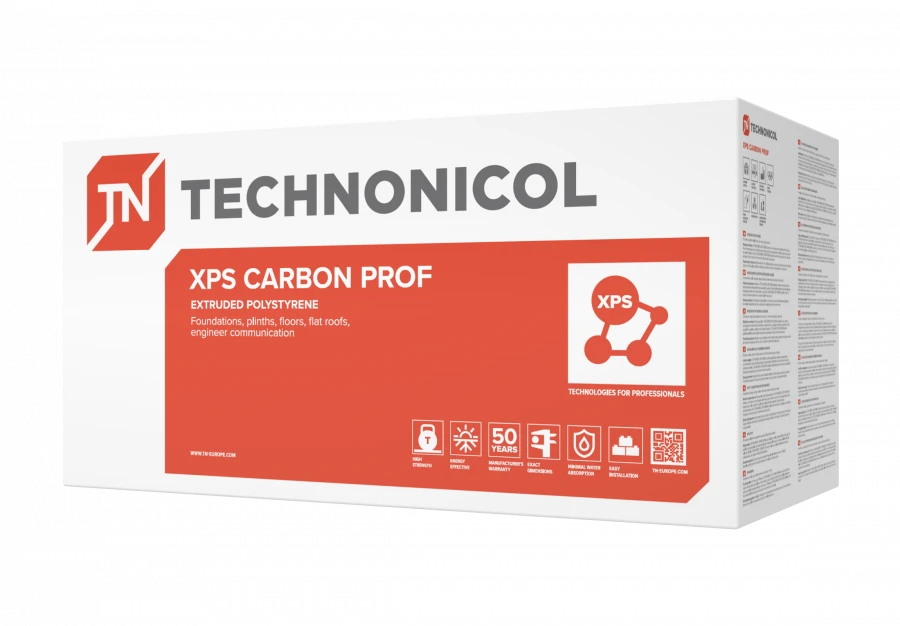 Extruded Polystyrene Insulation Boards TECHNONICOL CARBON PROF 400