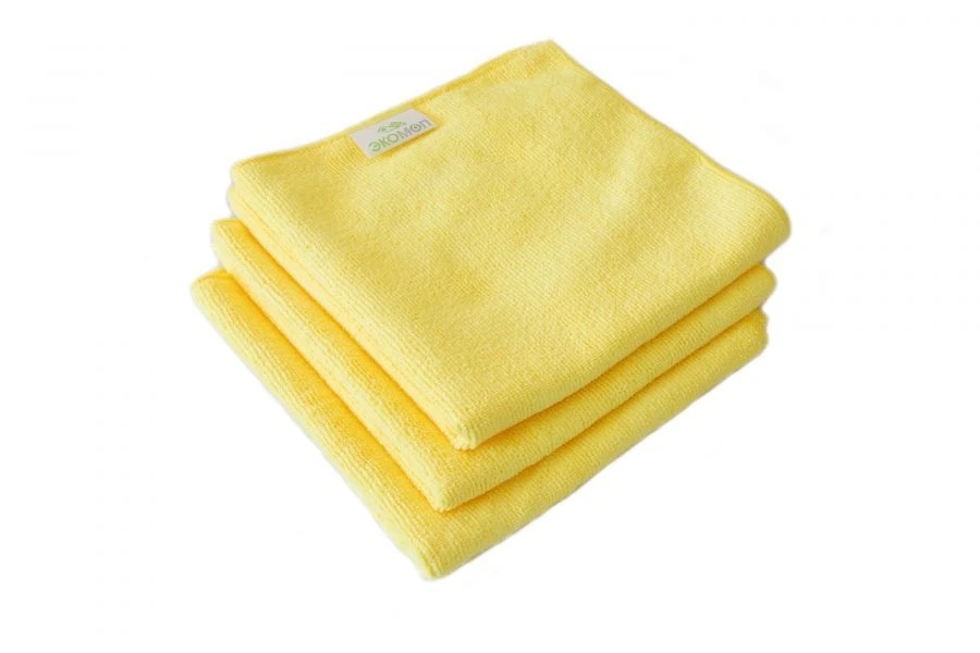 Microfiber Cloth Light Yellow 40x40 cm 300 g/m2
