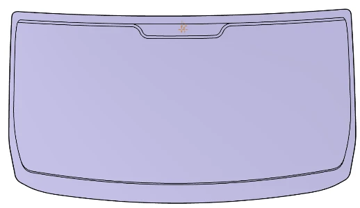 GAZ LCV Windshield (Color C+G) Code 00223LFW00002