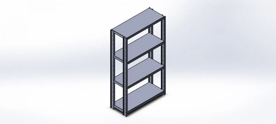 Metal Storage Rack for Organizing and Shelving