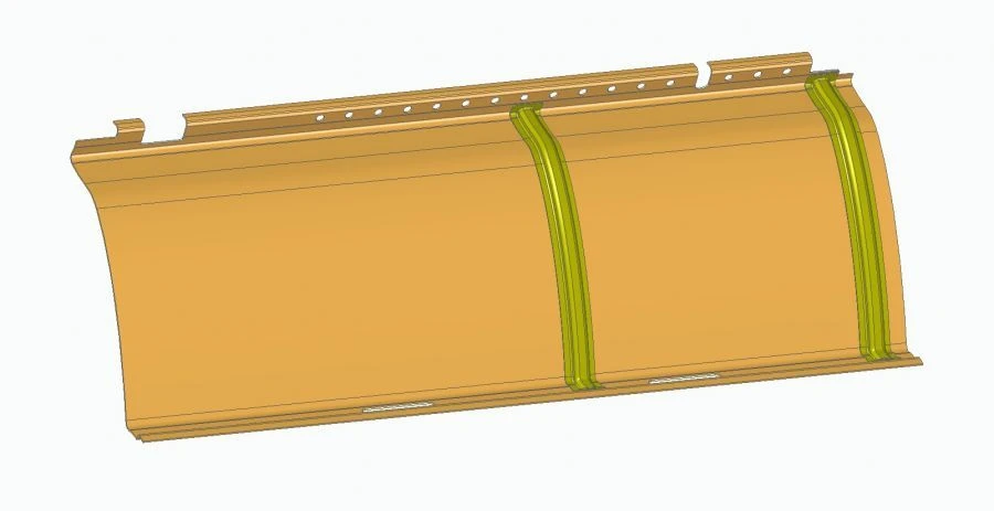 لوحة السقف اليسرى الأمامية للياز 621365 - 621365-5702219-79