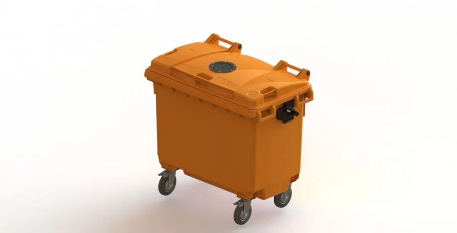 Mobile Waste Container 660L Model Art. 25.C19.V/1