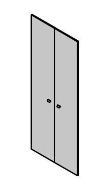 High MDF Doors for Office Furniture Set "Gamma