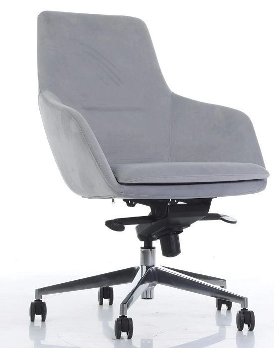 Duo M Armchair with Low Back and Chrome Base