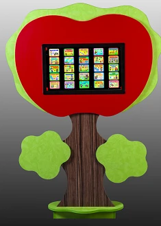 Interactive Developmental Wall Panel "Apple" from "Jelly Kingdom" Series