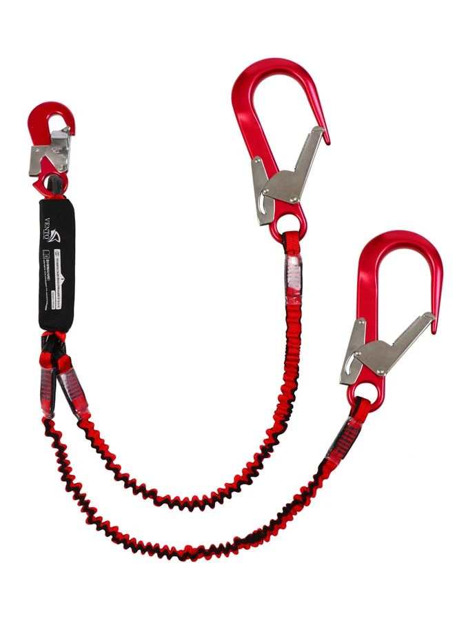Double Elastic Lanyard with Shock Absorber "aE22 60