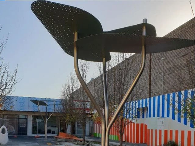 مظلة ظل ورقة من الفولاذ المقاوم للصدأ