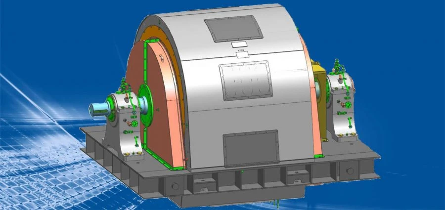 محرك متزامن أفقي SDNZ-2-143/61-8U3