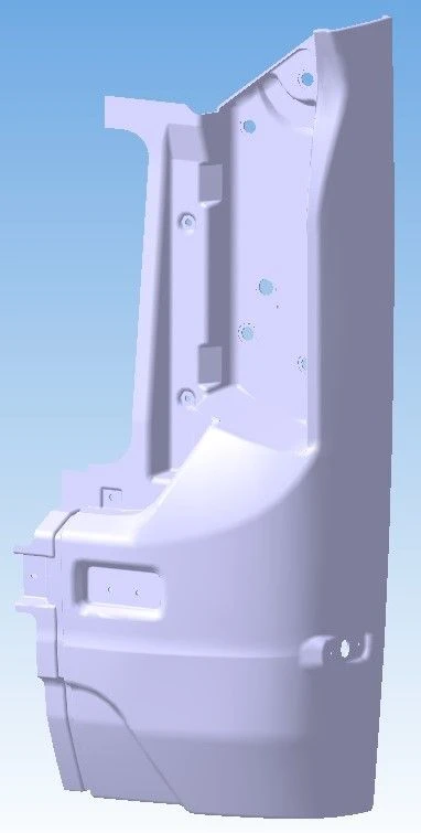 Complete Right Corner Rear Panel for Bus 320455-04-5601016