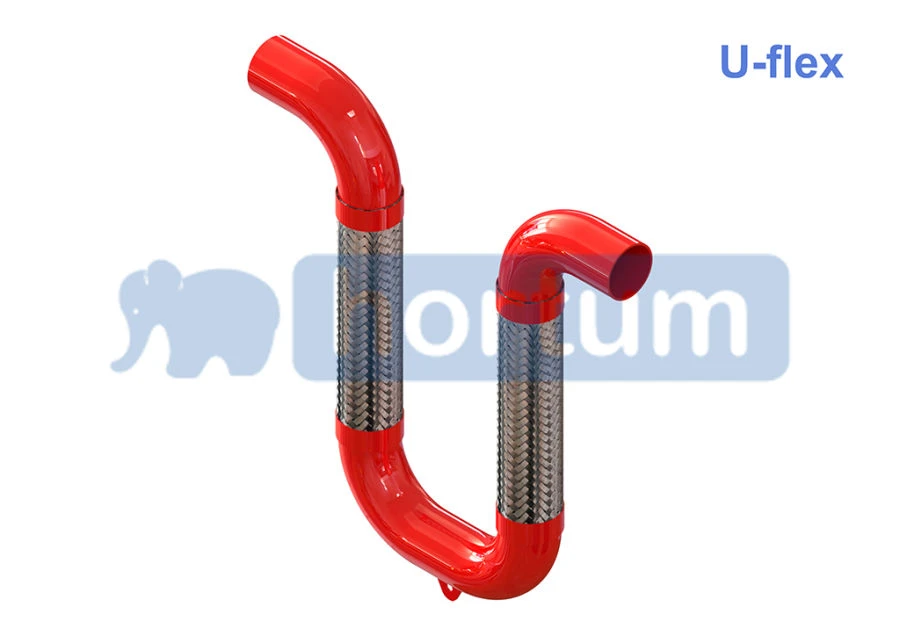 U-FLEX Series UWE - Flexible Seismic Joint with Stainless Steel Braiding, DN 25mm to 100mm