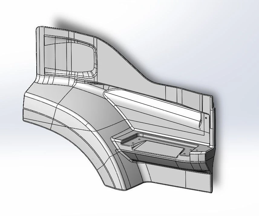 Right Front Wing for KAMAZ 65206-8403016