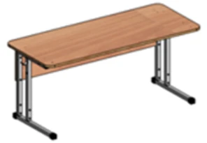 Standard Wooden Writing Desk for Educational Institutions