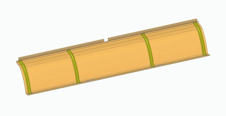 لوحة السقف اليسرى الأمامية لسيارة ليياز 621367 - رقم المكون 621367-5702219-01