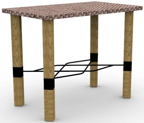 Lucia 3501 Upholstered Bench for Home and Office Use