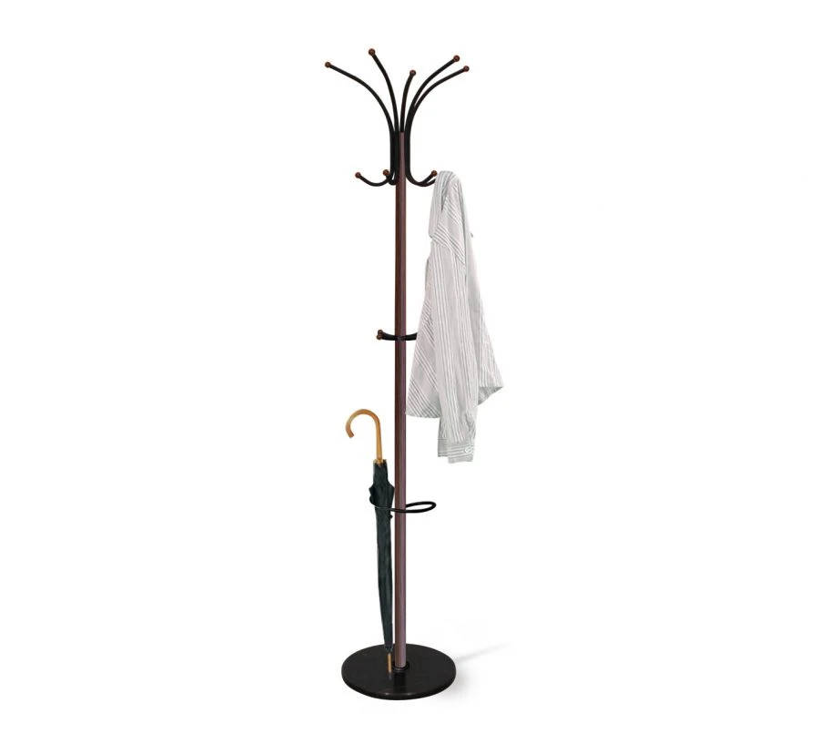 Metal Clothes Rack with PVC Wood Finish - Sheffilton SHT-CR9
