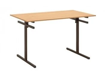 Dining Table with MDF Top and Metal Frame