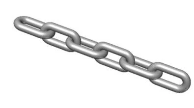 High Wear-Resistant Round Link Chain 30x105 for Elevators, Model 962-58.4249