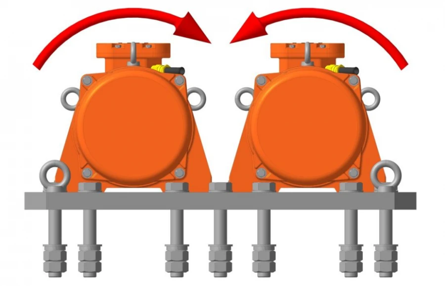 EVV-25.0-1500 Vibrating Plate for Railcar Discharge System