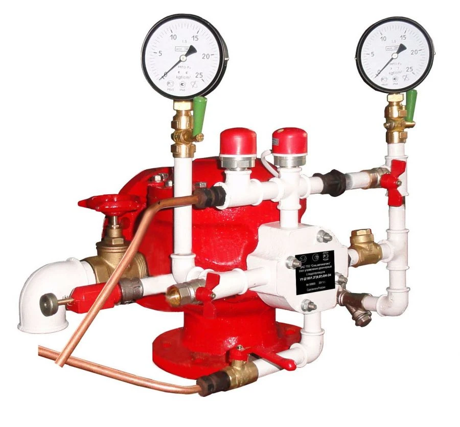 وحدة تحكم في نظام إطفاء الحرائق مع قيادة هيدروليكية UU-D100/1.6