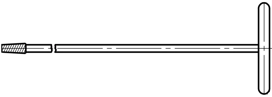 Rounded Hex Screw Removal Tool, Model 350.017