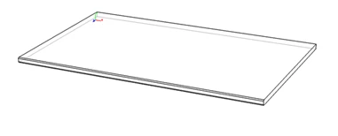 Laminated Particle Board Worktop with ABS Edging