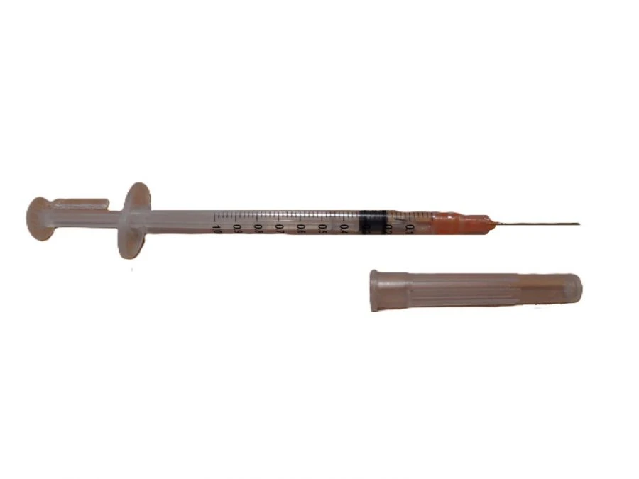 Sterile Single-Use Self-Locking Injection Syringe 1ml "Safe