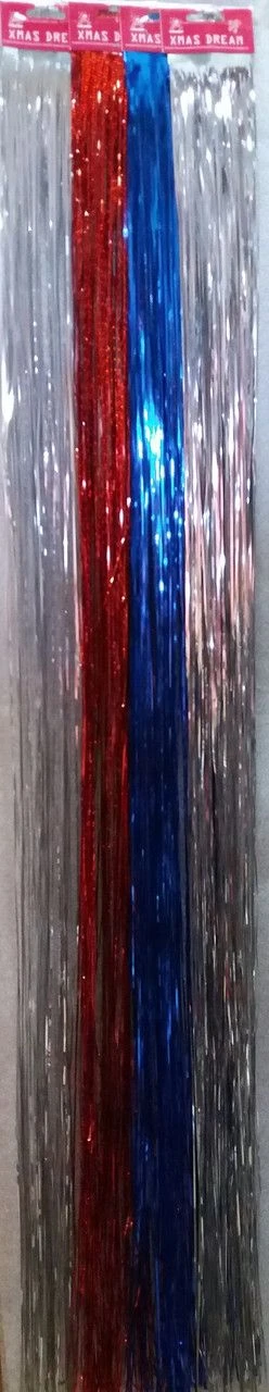 خيوط زينة شجرة عيد الميلاد - تركواز، 20x50 سم