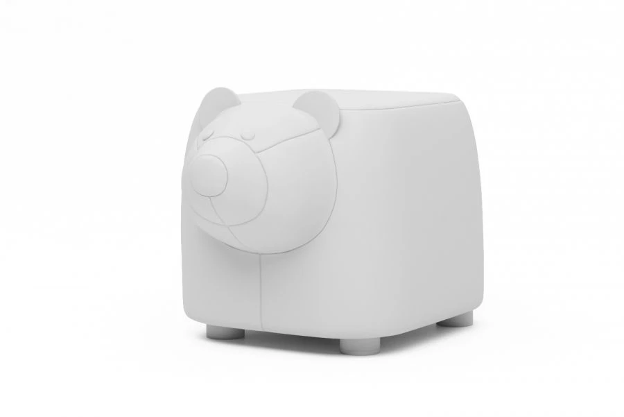 Soft Seating Puff for Public Spaces, Model L25-1P-3