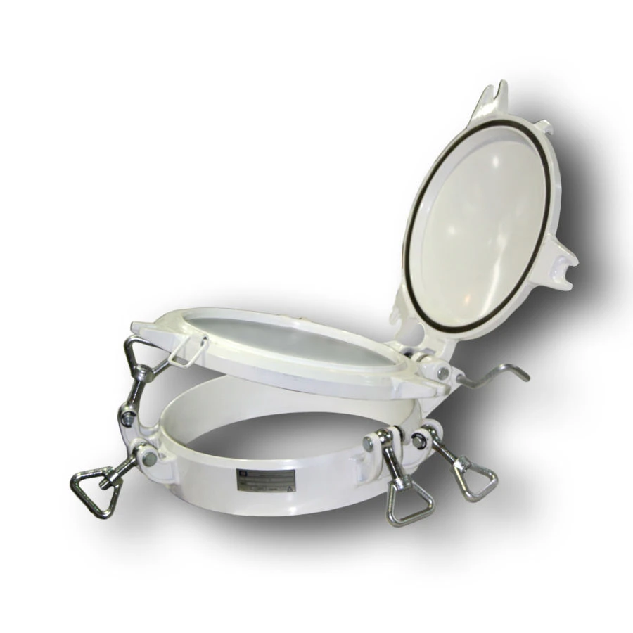 Round Marine Portholes - Heavy Duty, Welded Installation