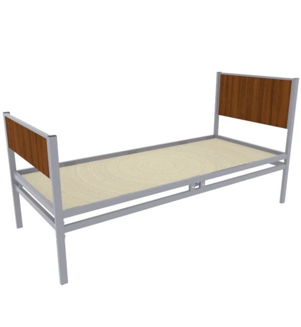 Metal Army Bed with Wooden Backrests Model KM6F