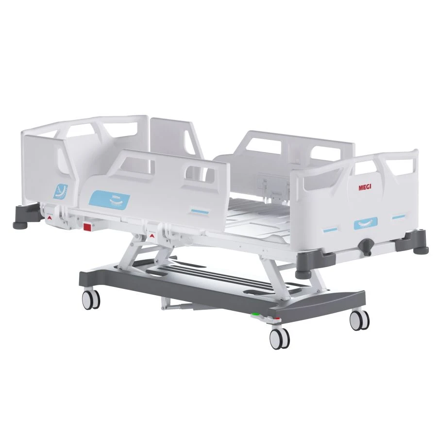 Functional Medical Bed with Electric Height Adjustment and Plastic Backrests MEGI Tempo X