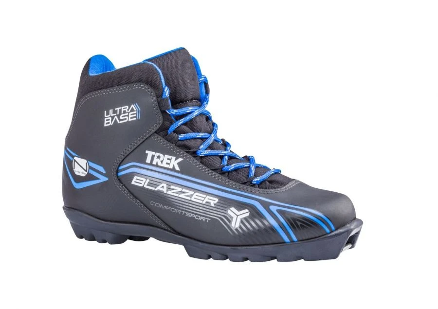 Trek Blazzer3 Ski Boots for NNN Bindings - Black (Blue Logo)