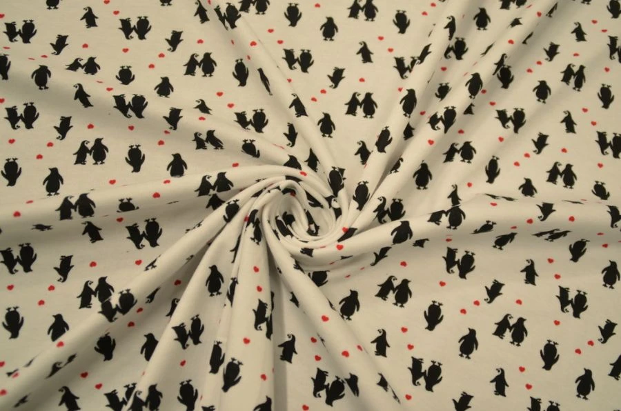 Printed Interlock Fabric 100% Cotton