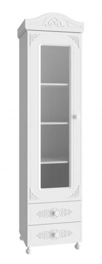 Functional Kitchen Cabinet with Glass "Assol" AS-1