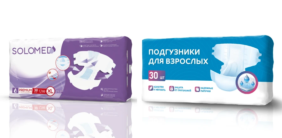 حفاضات للكبار القابلة للاستخدام مرة واحدة «بريميوم» XL - 30 قطعة