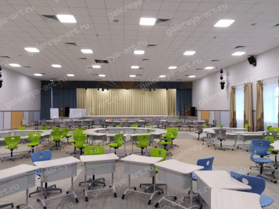 Light-Blocking Stage Curtain - 100% Polyester, 280 cm Wide