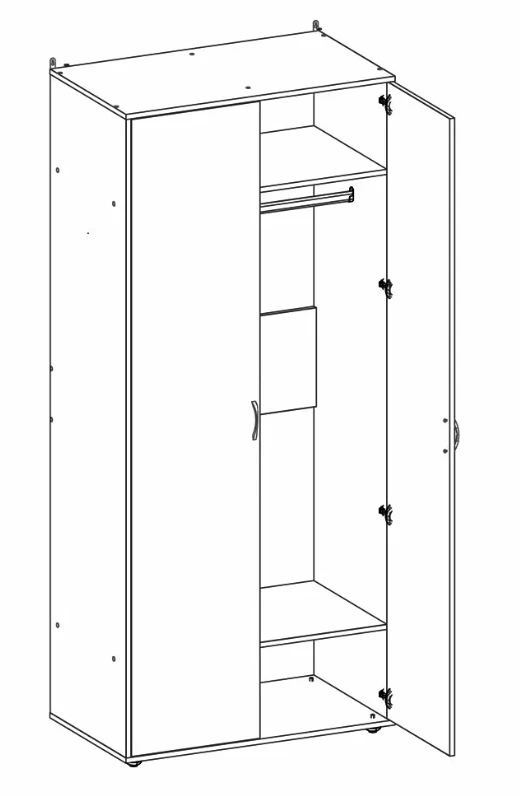 Upper Clothing Wardrobe RL 02/11