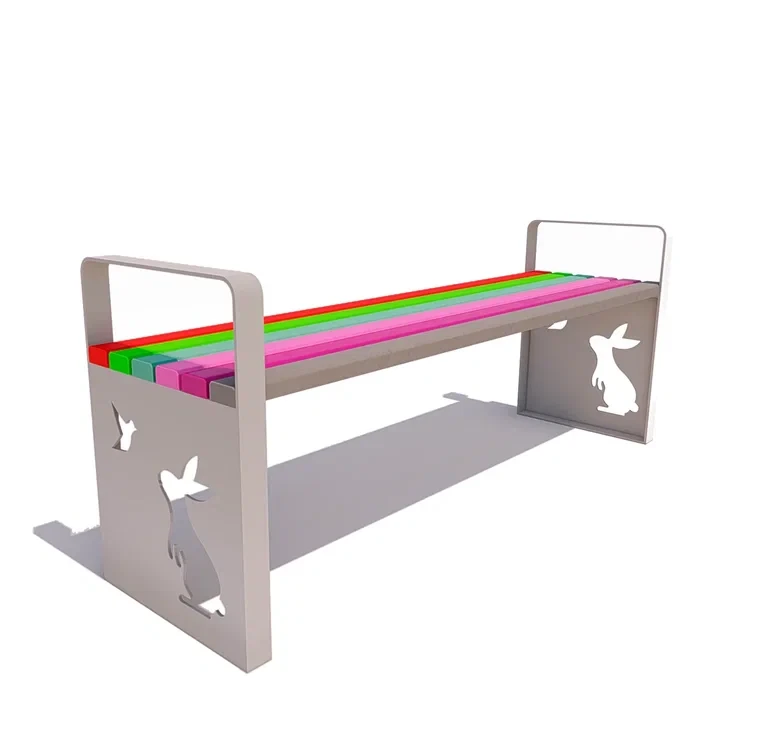 مقعد الأطفال للحدائق والملاعب، الطراز 77014