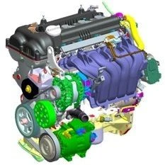 Internal Combustion Engine 1.6L G4FG-5 for Manual Transmission