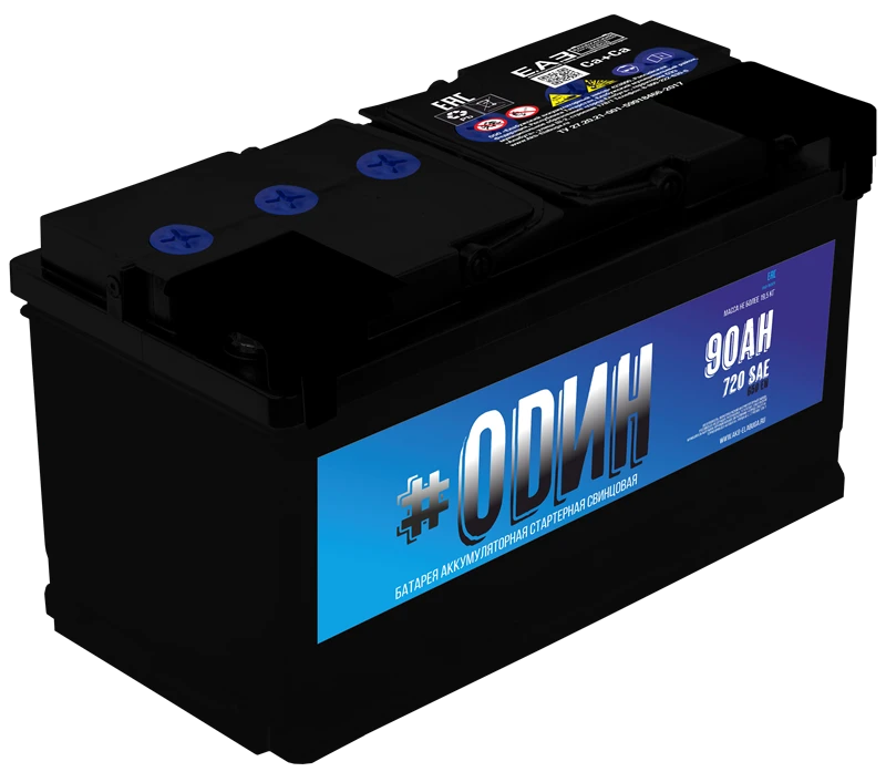 Lead Acid Battery for Starting Piston Engines AKB 6ST-90 "#ODIN