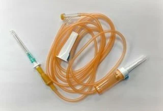 جهاز بوليمري معقم لتسريب بدائل الدم والمحاليل