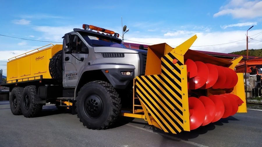 Snow Removal Machine SShR-1 Model 7963W1 for KAMAZ 6520-53, 6520-B5, 6520-A5