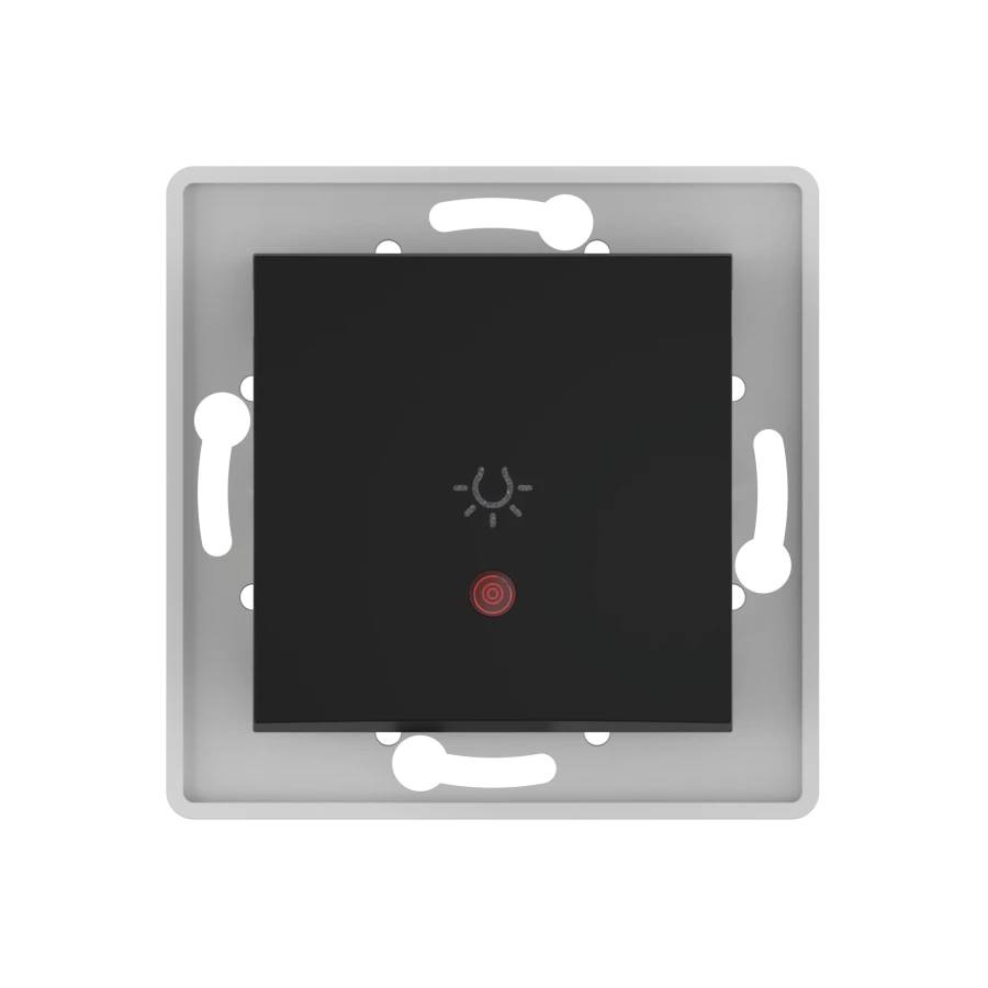 CADUCEUS ALING PRESTIGE Soft Touch Black Light Switch 10AX 250V, Model 6009