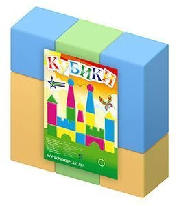 Colorful Lightweight Plastic Building Blocks Set - 8 Pieces