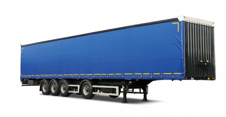 Tonar 97882 Cargo Semi-Trailer with Tent for General Freight Transport